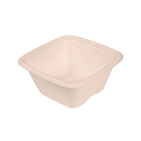Image PETITS POTS 'BIONIC' 100 ML 7,7x7,7x3,7 CM NATUREL BAGASSE (600 UNITÉ) #1
