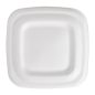Image COUVERCLES POUR POTS 253.86/88/90 'BIONIC'  8x8x0,8 CM BLANC BAGASSE (600 UNITÉ) #3