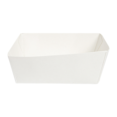 DELI-BARQUETTES 210 + 15 PE G/M2 7x7x3 CM BLANC CARTON (1000 UNITÉ)