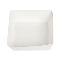 Image DELI-BARQUETTES  210 + 15 PE G/M2 7x7x3 CM BLANC CARTON (1000 UNITÉ) #3