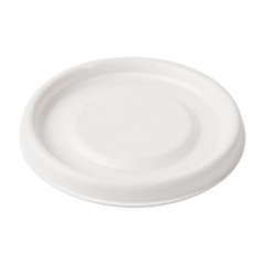 Image COUVERCLES POUR POTS 150.60 'BIONIC' Ø 7,7x0,8 CM BLANC BAGASSE (1000 UNITÉ) #1