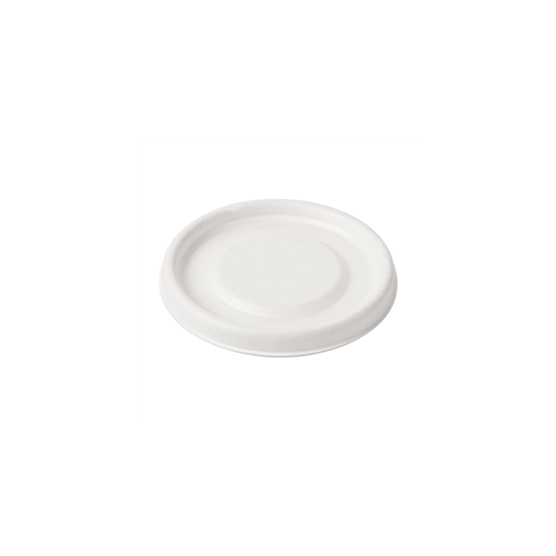 COUVERCLES POUR POTS 150.60 'BIONIC' Ø 7,7x0,8 CM BLANC BAGASSE (1000 UNITÉ) COUVERCLES POUR POTS 150.60 'BIONIC' Ø 7,7x0,8 CM BLANC BAGASSE (1000 UNITÉ)