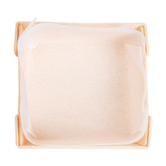 Image BARQUETTES BOIS + MOULES SILICONÉS 45 ml 7x7x2 CM NATUREL BOIS (300 UNITÉ) #3