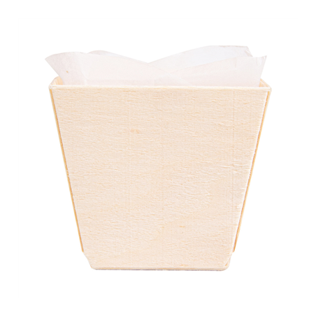 BARQUETTES BOIS + MOULES SILICONÉS 50 ML 5x5x4,5 CM NATUREL BOIS (300 UNITÉ)