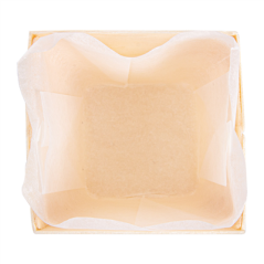 Image BARQUETTES BOIS + MOULES SILICONÉS 50 ML 5x5x4,5 CM NATUREL BOIS (300 UNITÉ) #3