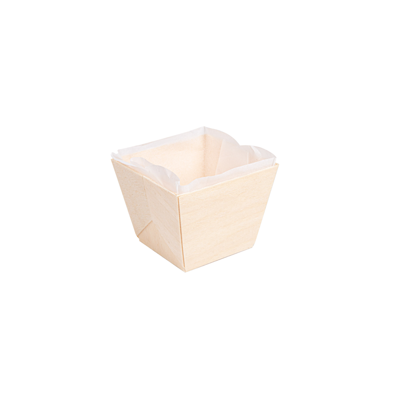 Image BARQUETTES BOIS + MOULES SILICONÉS 160 ML 7x7x5,5 CM NATUREL BOIS (300 UNITÉ) #1 Image BARQUETTES BOIS + MOULES SILICONÉS 160 ML 7x7x5,5 CM NATUREL BOIS (300 UNITÉ) #1