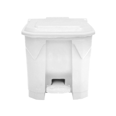 Image CONTENEUR AVEC COUVERCLE 30 L 43x40x43 CM BLANC PP (1 UNITÉ) #1