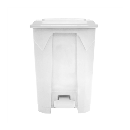 Image CONTENEUR AVEC COUVERCLE 50 L 43x40x60 CM BLANC PP (1 UNITÉ) #1