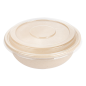 COMBO SALADIERS+COUVERCLES 'BIONIC' 750 ML Ø 17,5x7,8 CM NATUREL BAGASSE (200 UNITÉ) Image COMBO SALADIERS+COUVERCLES 'BIONIC' 750 ML Ø 17,5x7,8 CM NATUREL BAGASSE (200 UNITÉ) #1