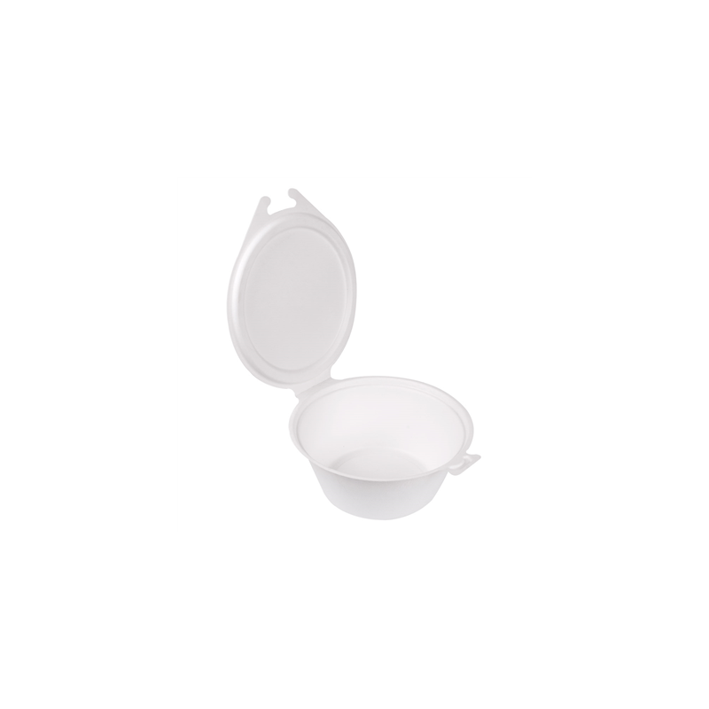 RÉCIPIENTS AVEC CHARNIERE 'BIONIC' 600 ML 18x13,5x5 CM BLANC BAGASSE (300 UNITÉ) RÉCIPIENTS AVEC CHARNIERE 'BIONIC' 600 ML 18x13,5x5 CM BLANC BAGASSE (300 UNITÉ)