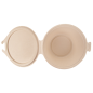 Image RÉCIPIENTS AVEC CHARNIERE 'BIONIC' 1300 ML 20x13,5x8 CM NATUREL BAGASSE (300 UNITÉ) #4