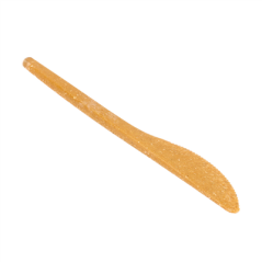 COUTEAUX 17 CM NATUREL FIBRE DE BOIS (80 UNITÉ)