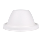 Image COUVERCLES HAUTS GOBELETS Ø9 CM 'BIONIC'  9x4,5 CM BLANC BAGASSE (1000 UNITÉ) #2
