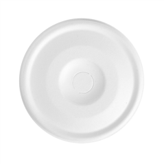 Image COUVERCLES POUR GOBELETS 8CM 'BIONIC'  Ø 80 MM BLANC BAGASSE (1000 UNITÉ) #3