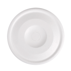 Image COUVERCLES POUR GOBELETS 9CM 'BIONIC'  Ø 90 MM BLANC BAGASSE (1000 UNITÉ) #3