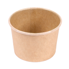 Image PETITS POTS 70 ML (2,3 oz) 210 + 18 PE G/M2 Ø6/5x4 CM MARRON CARTON (1000 UNITÉ) #1