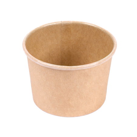 Image PETITS POTS 70 ML (2,3 oz) 210 + 18 PE G/M2 Ø6/5x4 CM MARRON CARTON (1000 UNITÉ) #1