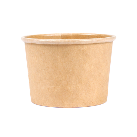 PETITS POTS 70 ML (2,3 oz) 210 + 18 PE G/M2 Ø6/5x4 CM MARRON CARTON (1000 UNITÉ)