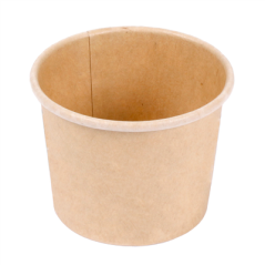 Image PETITS POTS 80 ML (2,6 oz) 210 + 18 PE G/M2 Ø6/4,75x4,8 CM MARRON CARTON (1000 UNITÉ) #1