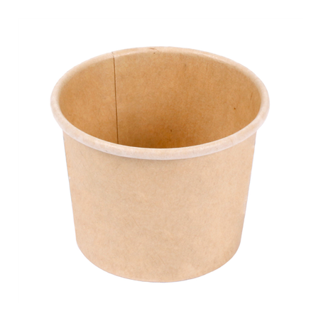 Image PETITS POTS 80 ML (2,6 oz) 210 + 18 PE G/M2 Ø6/4,75x4,8 CM MARRON CARTON (1000 UNITÉ) #1