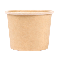 PETITS POTS 80 ML (2,6 oz) 210 + 18 PE G/M2 Ø6/4,75x4,8 CM MARRON CARTON (1000 UNITÉ)