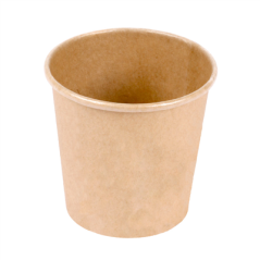Image PETITS POTS 105 ML (3,5 oz) 210 + 18 PE G/M2 Ø6/4,5x5,8 CM MARRON CARTON (1000 UNITÉ) #1