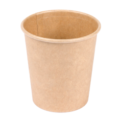 Image PETITS POTS 120 ML (4 oz) 210 + 18 PE G/M2 Ø6/4,5x6,5 CM MARRON CARTON (1000 UNITÉ) #1
