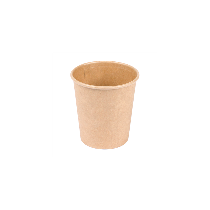 PETITS POTS 120 ML (4 oz) 210 + 18 PE G/M2 Ø6/4,5x6,5 CM MARRON CARTON (1000 UNITÉ) PETITS POTS 120 ML (4 oz) 210 + 18 PE G/M2 Ø6/4,5x6,5 CM MARRON CARTON (1000 UNITÉ)