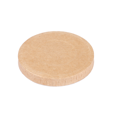 Image COUVERCLES POUR PETITS POTS  230 + 18 PE G/M2 Ø6,2 CM MARRON CARTON (1000 UNITÉ) #1