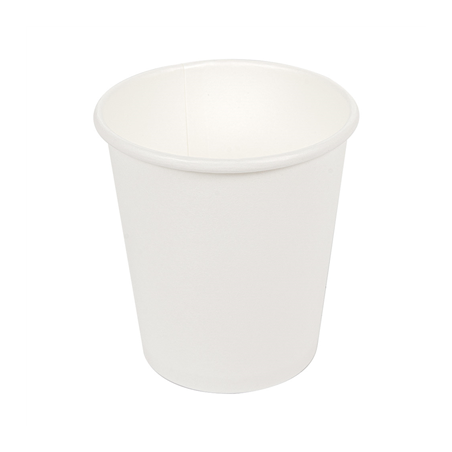 Image PETITS POTS 120 ML (4 oz) 210 + 18 PE G/M2 Ø6/4,5x6,5 CM BLANC CARTON (1000 UNITÉ) #1