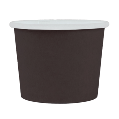 Image PETITS POTS 80 ML (2,6 oz) 210 + 18 PE G/M2 Ø6/4,75x4,8 CM NOIR CARTON (1000 UNITÉ) #1