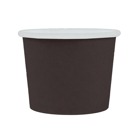 Image PETITS POTS 80 ML (2,6 oz) 210 + 18 PE G/M2 Ø6/4,75x4,8 CM NOIR CARTON (1000 UNITÉ) #1