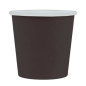 Image PETITS POTS 105 ML (3,5 oz) 210 + 18 PE G/M2 Ø6/4,5x5,8 CM NOIR CARTON (1000 UNITÉ) #1