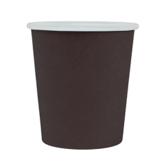Image PETITS POTS 120 ML (4 oz) 210 + 18 PE G/M2 Ø6/4,5x6,5 CM NOIR CARTON (1000 UNITÉ) #1
