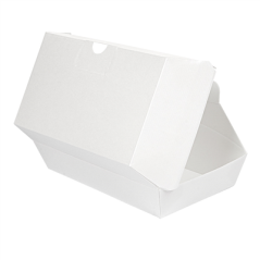 Image BOÎTES "LUNCH BOX" PAPERLOCK 'THEPACK' 220 G/M2 19,5x12,5x7 CM BLANC CARTON ONDULÉ NANO-MICRO (300 UNITÉ) #3