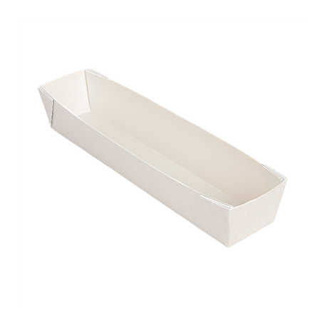 Image BOÎTES 'THEPACK' 250 G/M2 7x30x5 CM BLANC CARTON ONDULÉ NANO-MICRO (200 UNITÉ) #1