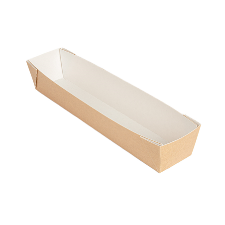 Image BOÎTES 'THEPACK' 240 G/M2 7x30x5 CM NATUREL CARTON ONDULÉ NANO-MICRO (200 UNITÉ) #1