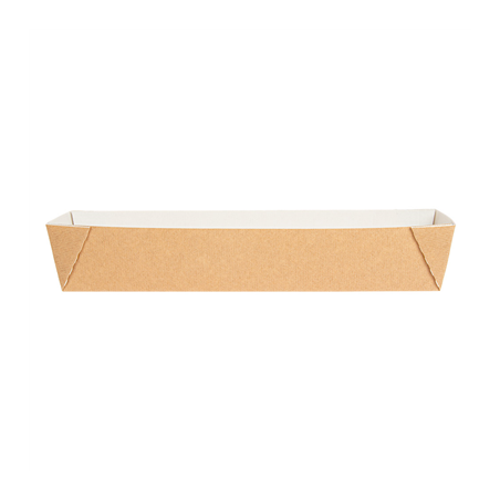 BOÎTES 'THEPACK' 240 G/M2 7x30x5 CM NATUREL CARTON ONDULÉ NANO-MICRO (200 UNITÉ)