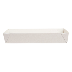 BOÎTES 'THEPACK' 230 + 12PP G/M2 11x30x5 CM BLANC CARTON ONDULÉ NANO-MICRO (200 UNITÉ)