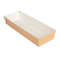 Image BOÎTES 'THEPACK' 220 + 12PP G/M2 11x30x5 CM NATUREL CARTON ONDULÉ NANO-MICRO (200 UNITÉ) #1