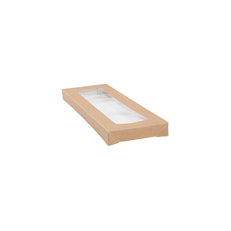 COUVERCLES AVEC FENÊTRE POUR BOÎTES 254.66 'THEPACK' 240 G/M2 11x30x2 CM NATUREL CARTON ONDULÉ NANO-MICRO (200 UNITÉ) COUVERCLES AVEC FENÊTRE POUR BOÎTES 254.66 'THEPACK' 240 G/M2 11x30x2 CM NATUREL CARTON ONDULÉ NANO-MICRO (200 UNITÉ)