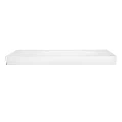 COUVERCLES SANS FENÊTRE POUR BOÎTES 254.65 'THEPACK' 250 G/M2 11x30x2 CM BLANC CARTON ONDULÉ NANO-MICRO (200 UNITÉ)