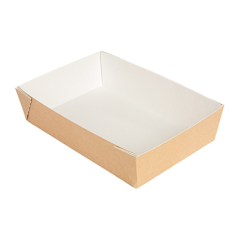 Image BOÎTES 'THEPACK' 220 + 12PP G/M2 22x15x5 CM NATUREL CARTON ONDULÉ NANO-MICRO (200 UNITÉ) #1