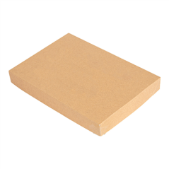 Image COUVERCLES SANS FENÊTRE POUR BOÎTES 254.72 'THEPACK' 240 G/M2 22x15x2 CM NATUREL CARTON ONDULÉ NANO-MICRO (50 UNITÉ) #1