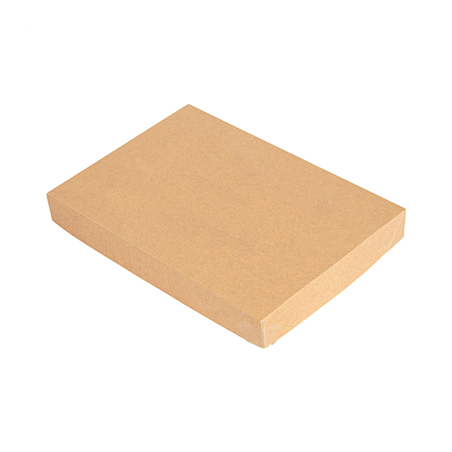 Image COUVERCLES SANS FENÊTRE POUR BOÎTES 254.72 'THEPACK' 240 G/M2 22x15x2 CM NATUREL CARTON ONDULÉ NANO-MICRO (50 UNITÉ) #1