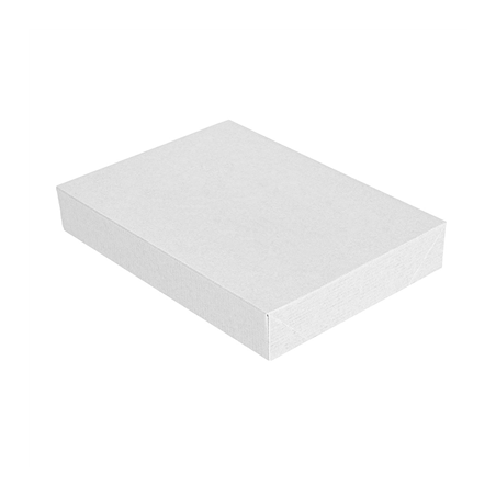 Image COUVERCLES SANS FENÊTRE POUR BOÎTES 254.77 'THEPACK' 250 G/M2 11x15x2 CM BLANC CARTON ONDULÉ NANO-MICRO (200 UNITÉ) #1