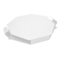 Image BOÎTE POUR PAELLAS  360 G/M2 40,5x40,5x5 CM BLANC CARTON (100 UNITÉ) #1