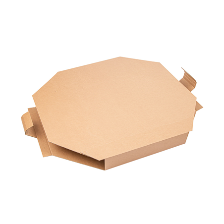 Image BOÎTE POUR PAELLAS  370 G/M2 50,5x50,5x5 CM NATUREL CARTON (100 UNITÉ) #1