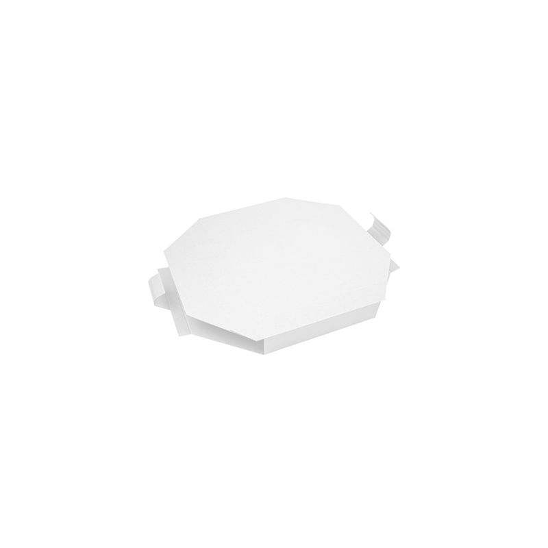 BOÎTE POUR PAELLAS  360 G/M2 50,5x50,5x5 CM BLANC CARTON (100 UNITÉ)
