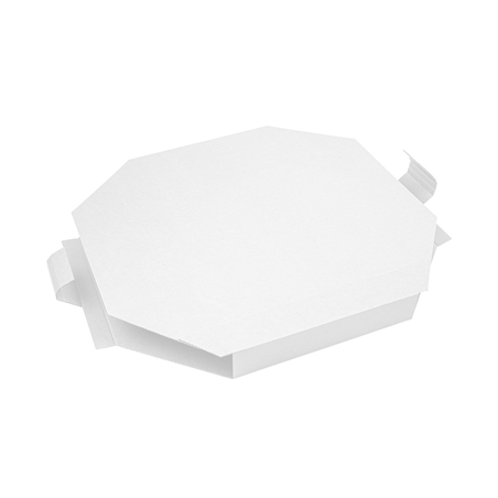 Image BOÎTE POUR PAELLAS  360 G/M2 50,5x50,5x5 CM BLANC CARTON (100 UNITÉ) #1